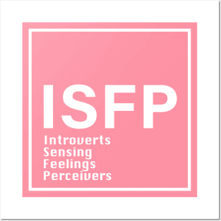 ISFP MBTI PINK Posters and Art